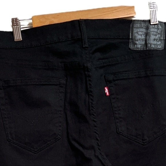 LEVI’S 510 BLACK DENIM JEANS‎ SIZE W33 L32 - Picture 5 of 17